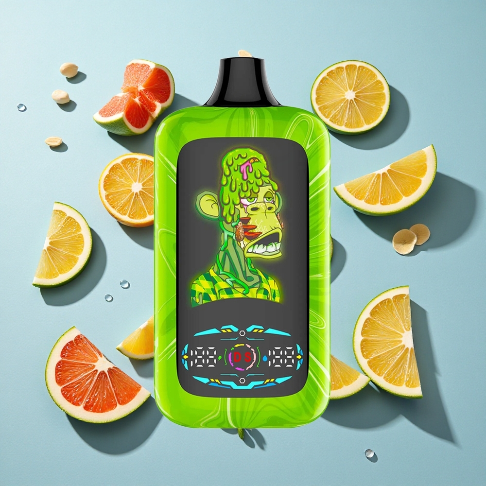 Fumot Digital Monkey 40000 Tropical Rainbow Blast Ireland Vape Wholesale Dual Mesh Coil