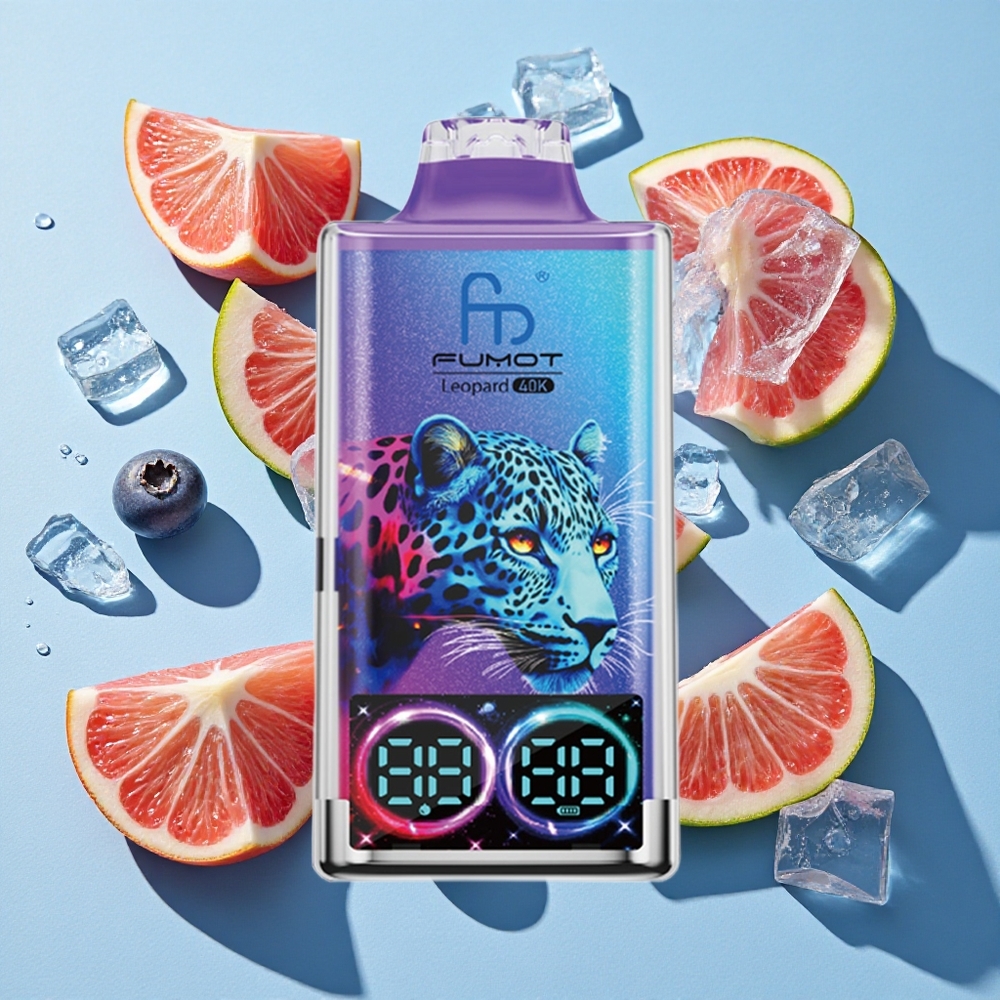 Fumot Leopard 40K Puffs Blueberry on Ice 0235 Nicotine Ireland Vape Wholesale