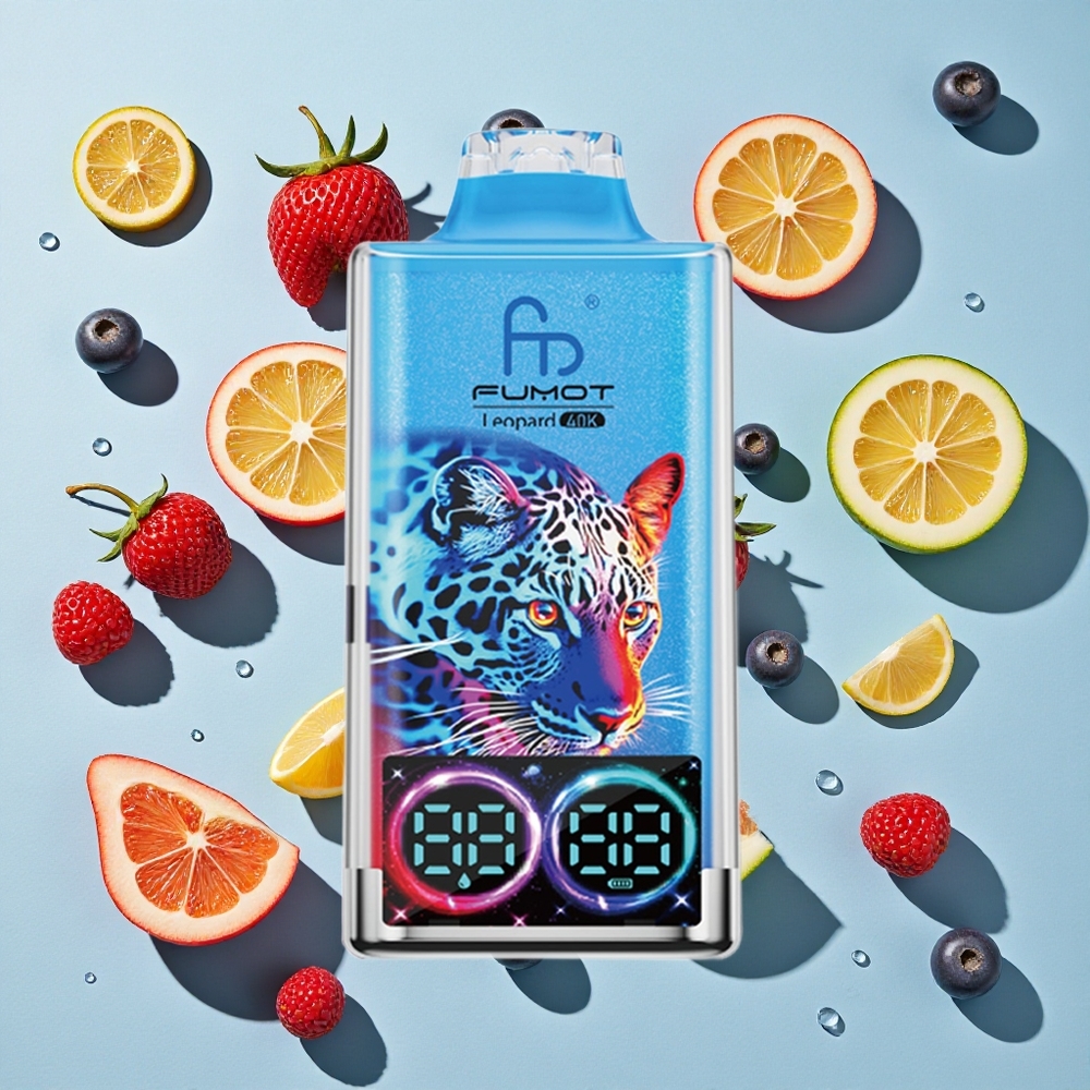 Fumot Leopard 40K Puffs Mixed Berries Dual Mesh Ireland Vape Wholesale