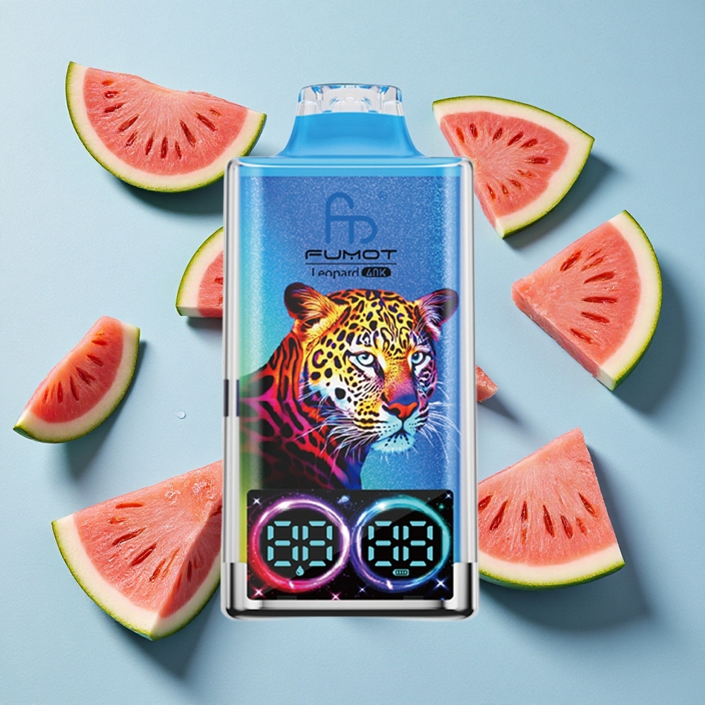 Fumot Leopard 40K Puffs Watermelon Bubblegum 0235 Nicotine Ireland Vape Wholesale