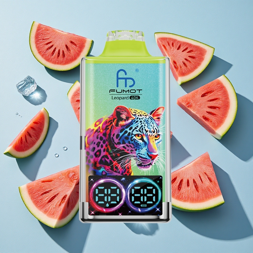 Fumot Leopard 40K Puffs Watermelon Ice 0235 Nicotine Ireland Vape Wholesale