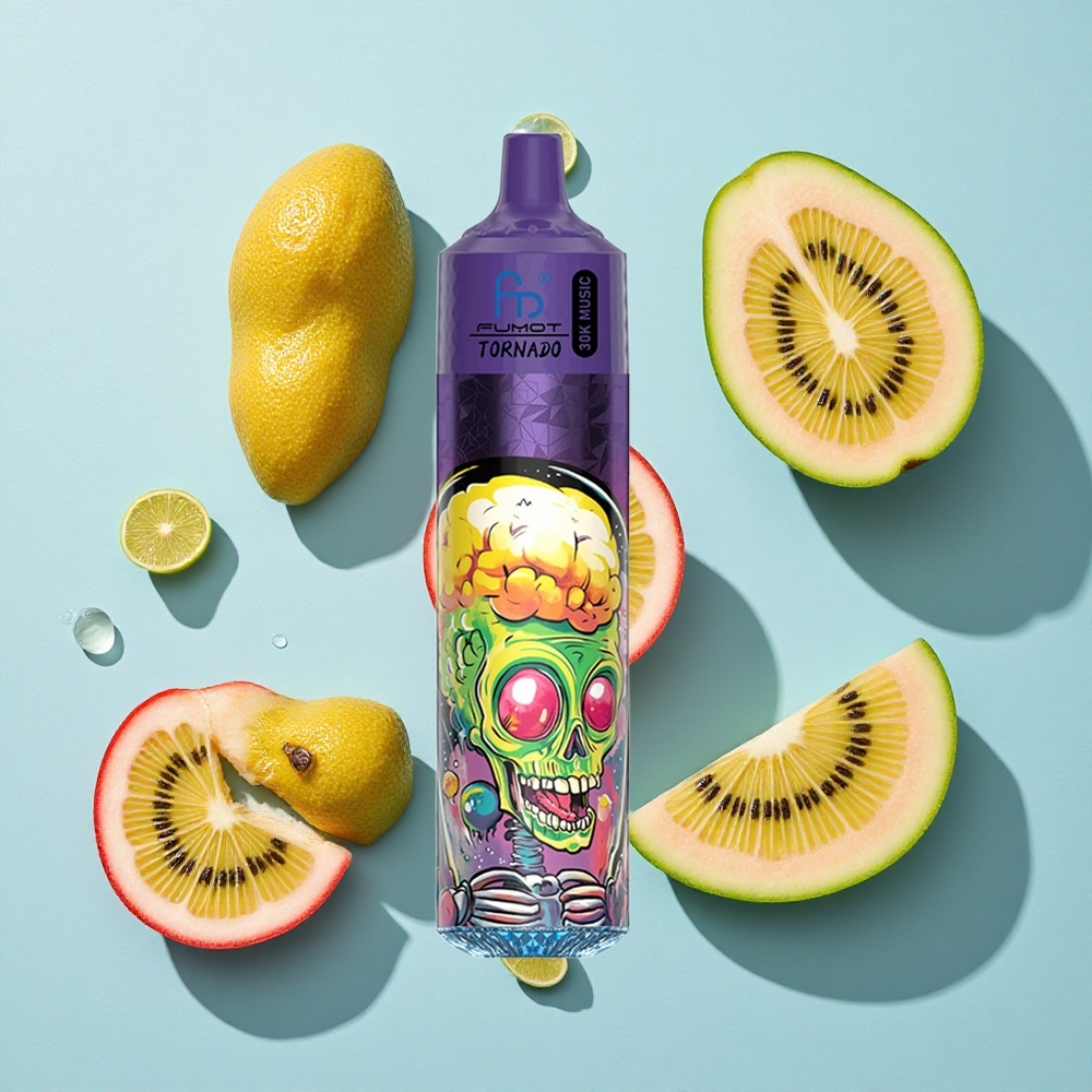 Fumot RandM Tornado 30000 Puffs Kiwi Passion Fruit Guava Ireland Vape Wholesale 30mL