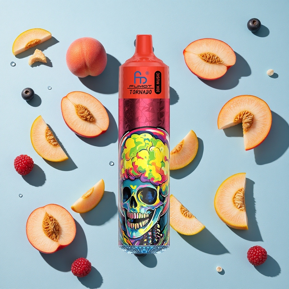 Fumot Randm Tornado 30000 Puffs Peach Berries Ireland Vape Wholesale 30mL