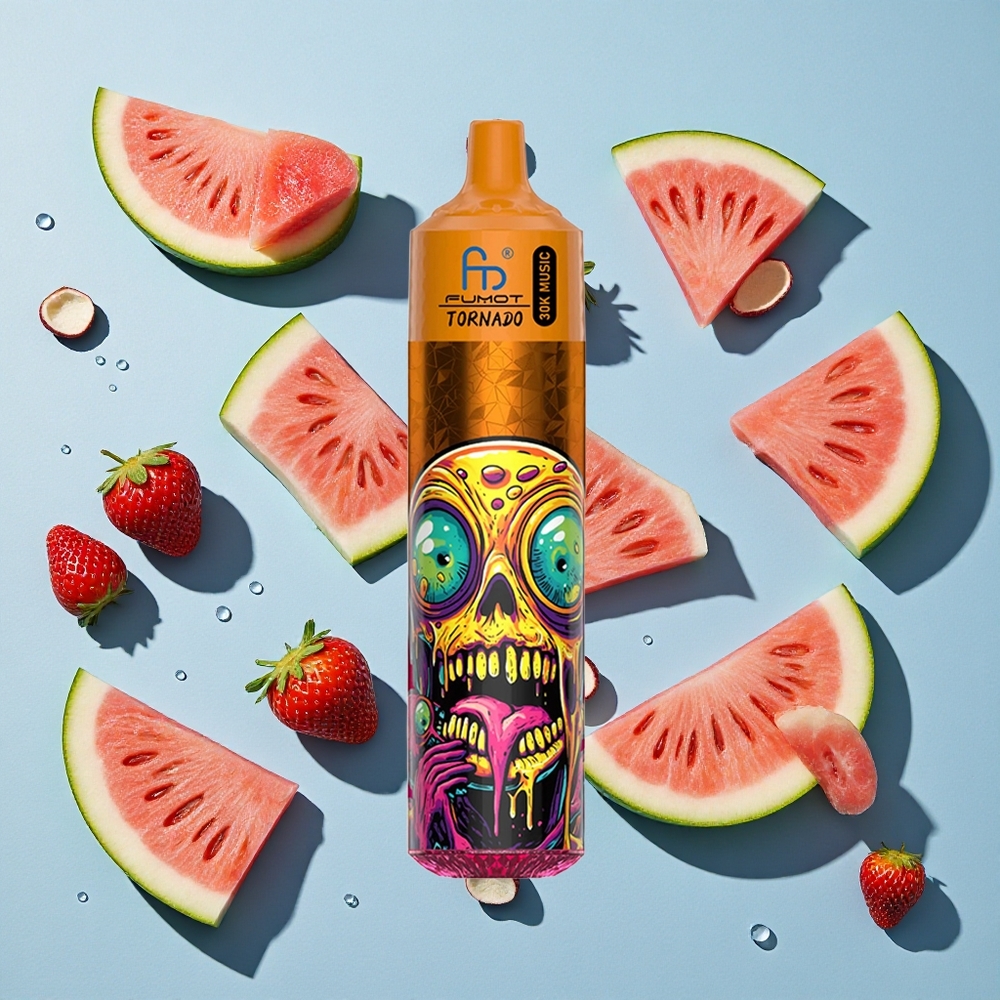 Fumot Randm Tornado 30000 Strawberry Watermelon Ireland Vape Wholesale 30mL