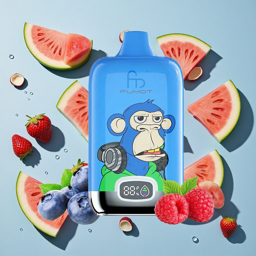 Fumot Tornado 12000 Strawberry Watermelon Ireland Vape Wholesale Mesh Coil