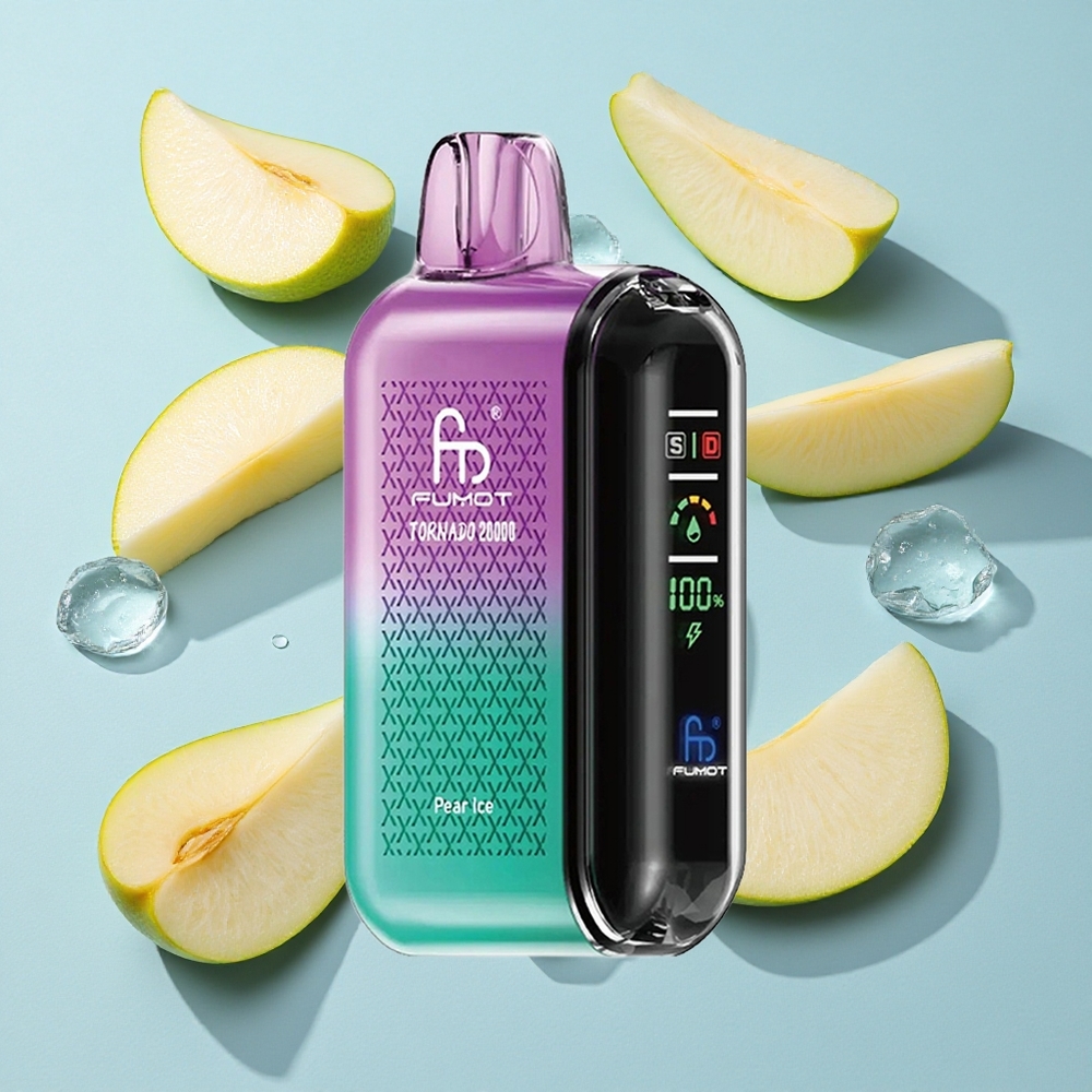 Fumot Tornado 20000 Puffs Pear Ice Dual Mesh Ireland Vape Wholesale