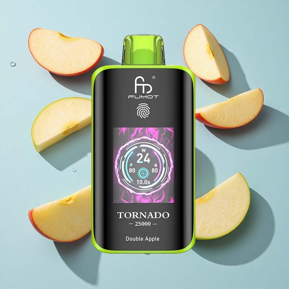 Fumot Tornado 25000 Puffs Double Apple 20ml Ireland Vape Wholesale