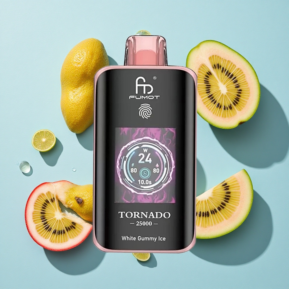 Fumot Tornado 25000 Puffs Kiwi Passion Fruit Guava 700mAh Ireland Vape Wholesale
