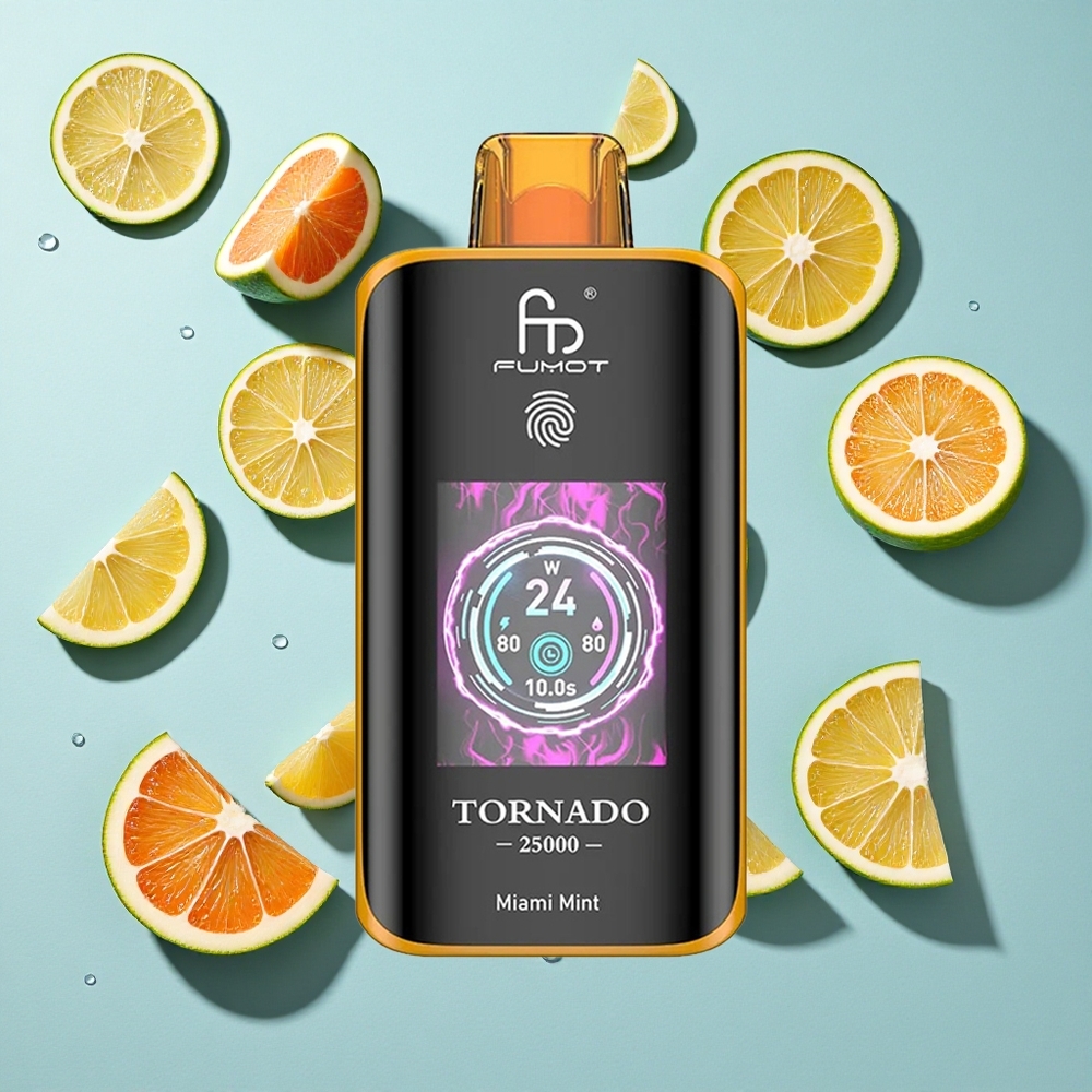 Fumot Tornado 25000 Puffs Miami Mint 700mAh Ireland Vape Wholesale