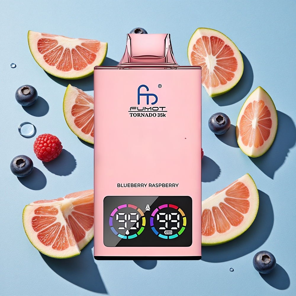 Fumot Tornado 35K Blueberry Raspberry Ireland Vape Wholesale 15ml E-juice