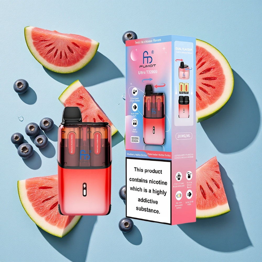 Fumot Ultra T32000 Blueberry Watermelon Ireland Vape Wholesale Mesh Coil