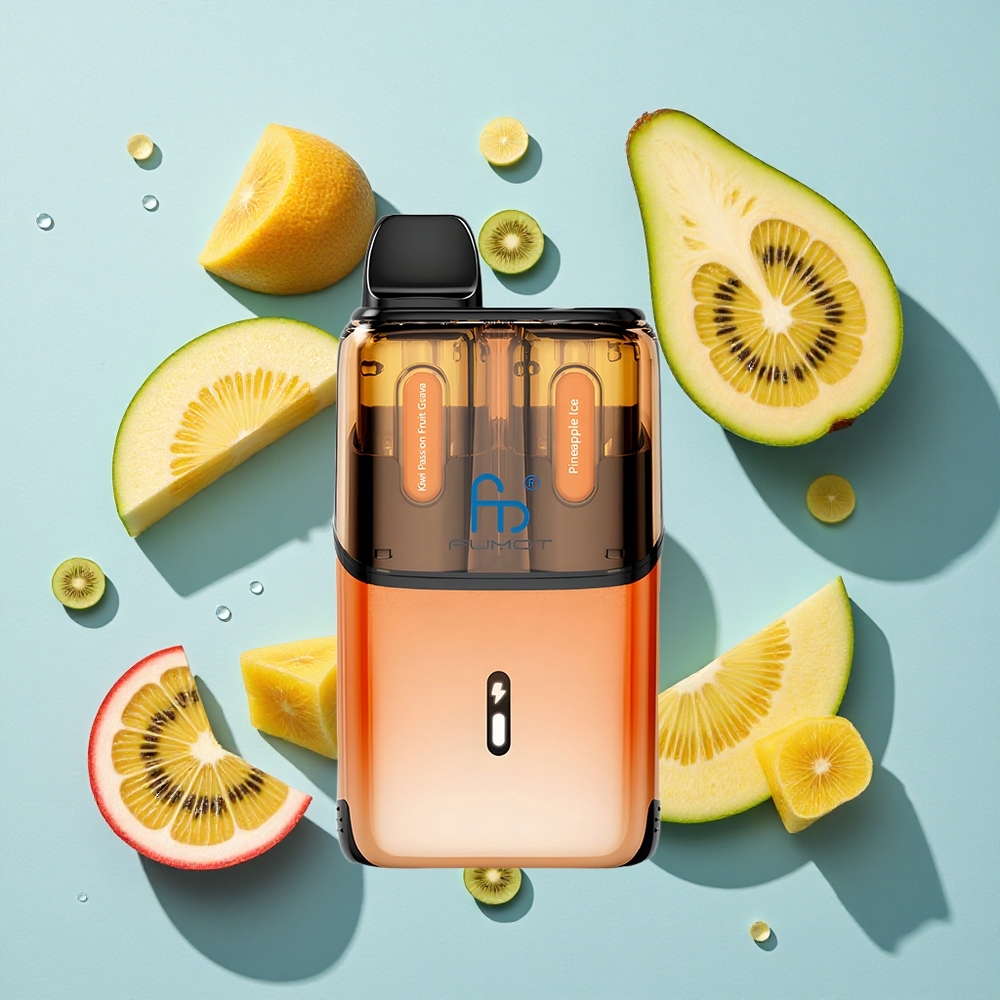 Fumot Ultra T32000 Kiwi Passion Guava Pineapple 24ml Ireland Vape Wholesale
