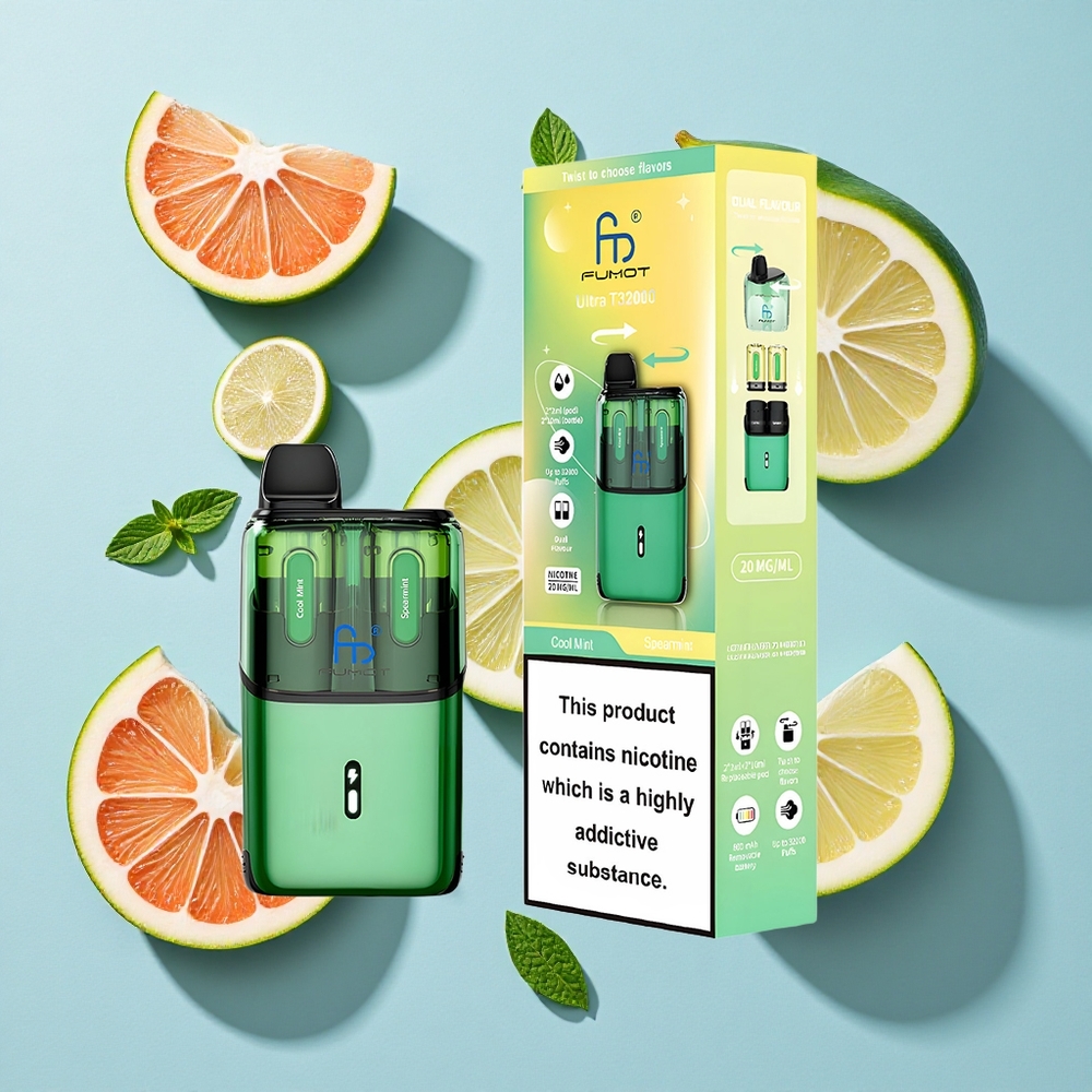Fumot Ultra T32000 Spearmint Ireland Vape Wholesale T32000
