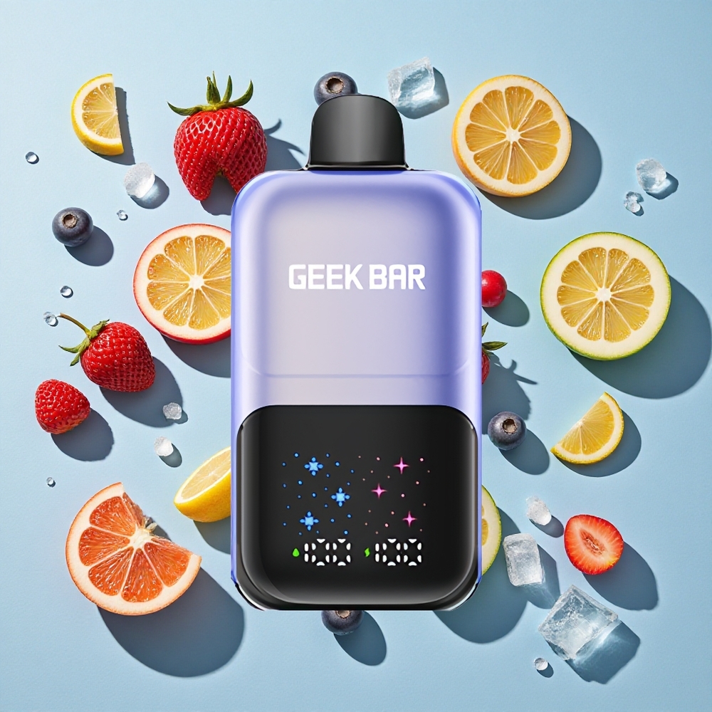 GEEK BAR 2GO 50000 Puffs Mixed Berries Ice Ireland Vape Wholesale Rechargeable