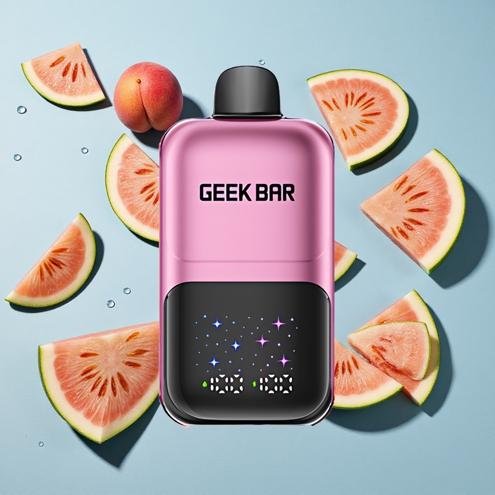 GEEK BAR 2GO 50000 Puffs Peach  Watermelon Ireland Vape Wholesale Rechargeable