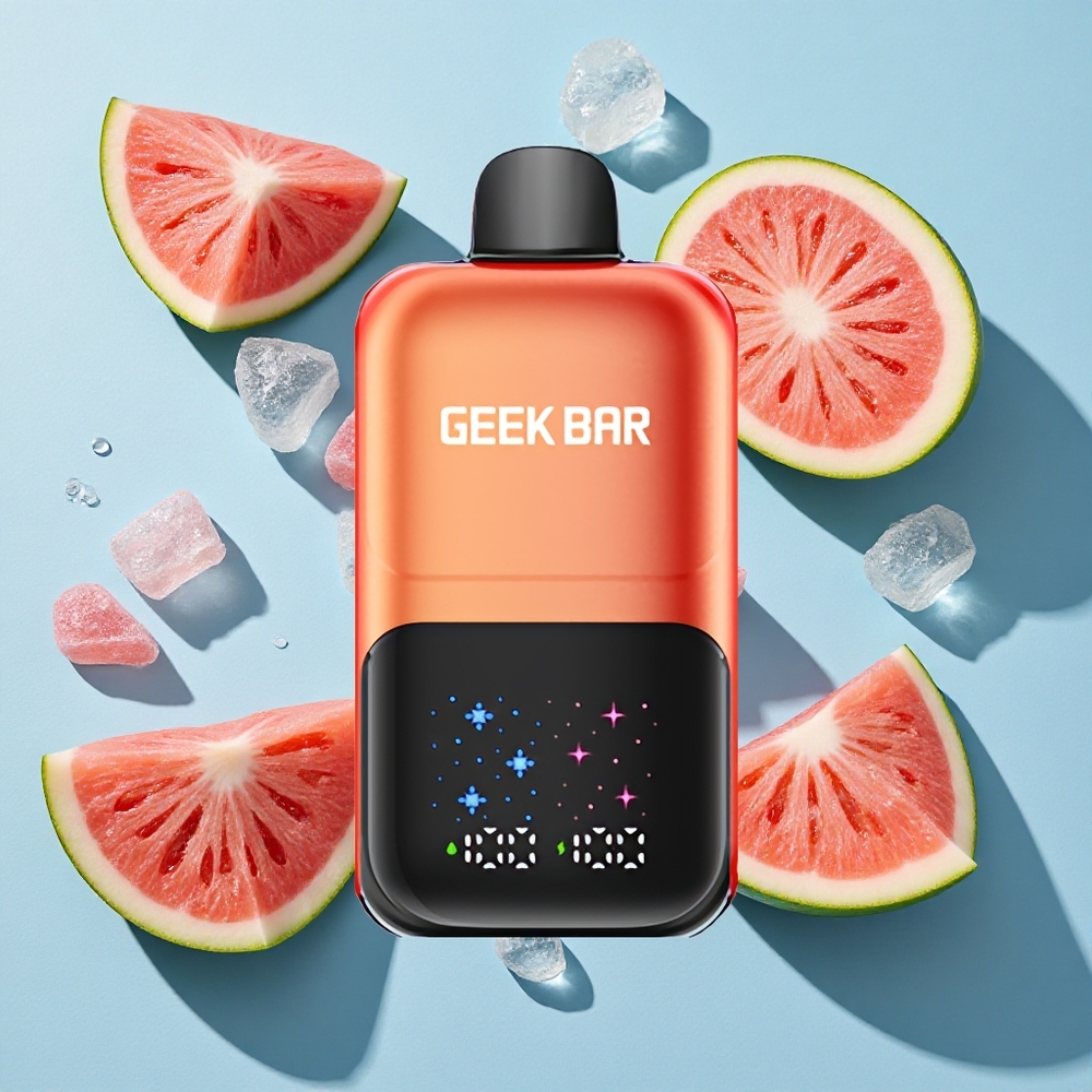 GEEK BAR 2GO 50000 Puffs Watermelon Bubble Gum Ice Ireland Vape Wholesale