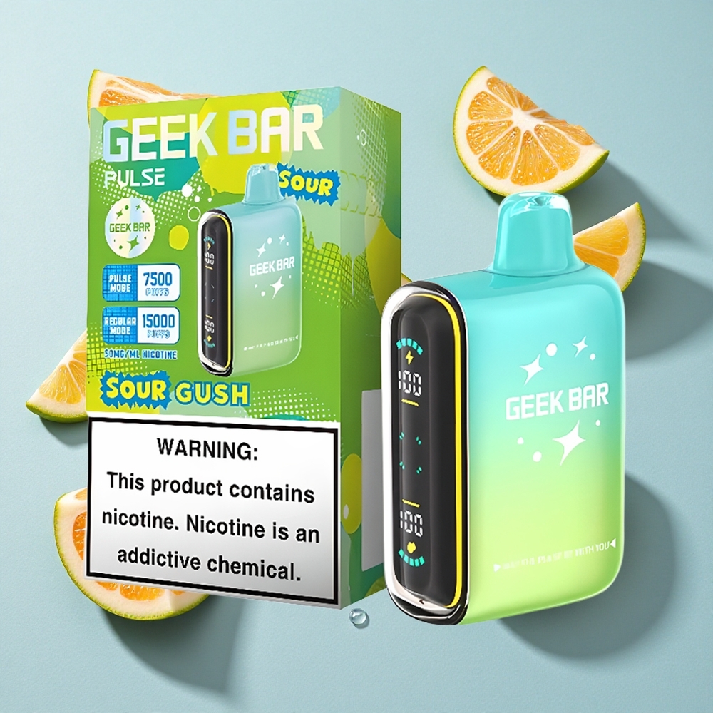 Geek Bar Pulse 15000 16ML Sour Edition Ireland Vape Wholesale