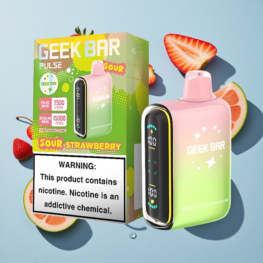 Geek Bar Pulse 15000 16ML Sour Edition Ireland Vape Wholesale