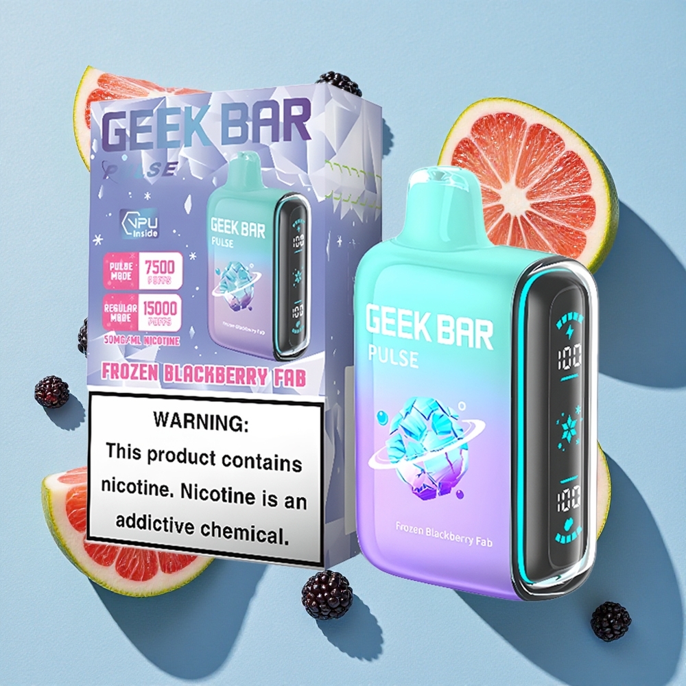 Geek Bar Pulse 15000 Frozen Ireland Vape Wholesale USB Type-C