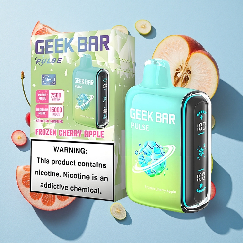Geek Bar Pulse 15000 Frozen Ireland Vape Wholesale USB Type-C