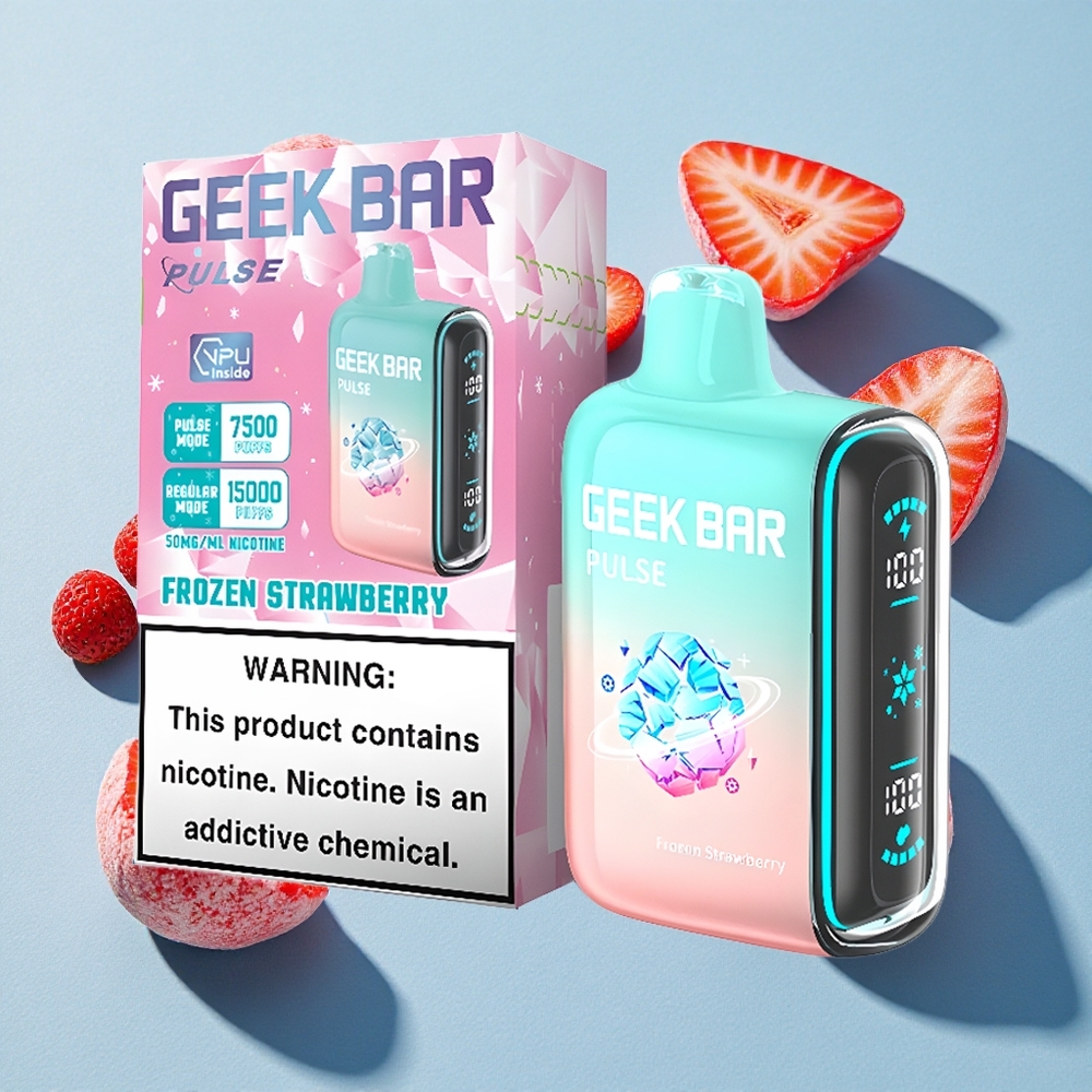 Geek Bar Pulse 15000 Frozen Ireland Vape Wholesale USB Type-C