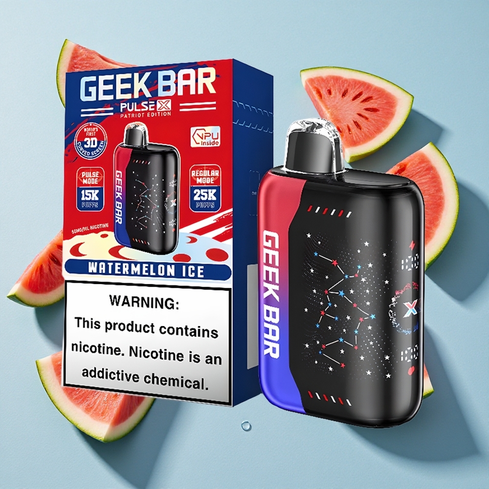Geek Bar Pulse X 25000 Puffs Patriot Ireland Vape Wholesale