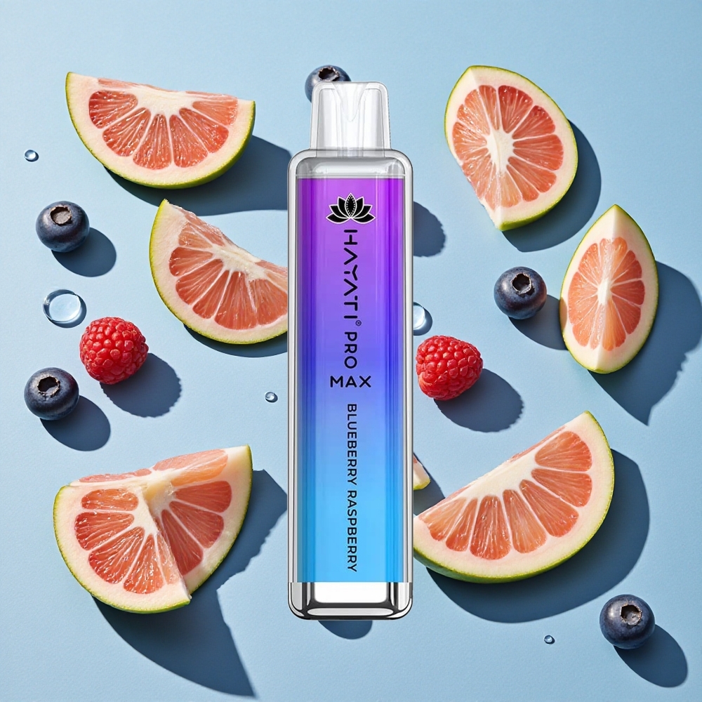 Hayati Pro Max 4000 Puffs Blueberry Raspberry Ireland Vape Wholesale Rechargeable