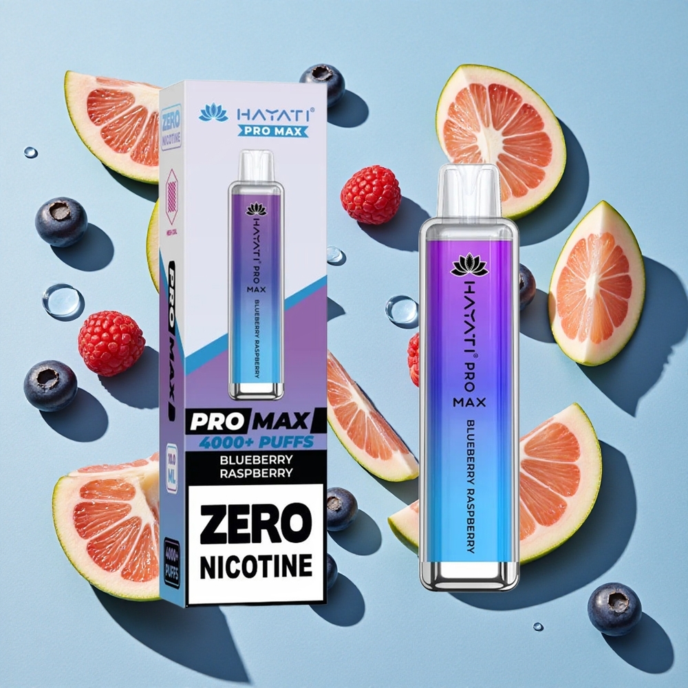 Hayati Pro Max 4000 Puffs Blueberry Raspberry Ireland Vape Wholesale Rechargeable