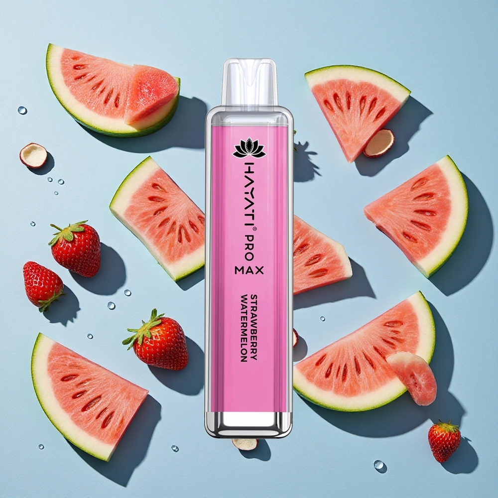 Hayati Pro Max 4000 Puffs Strawberry Watermelon Ireland Vape Wholesale Rechargeable