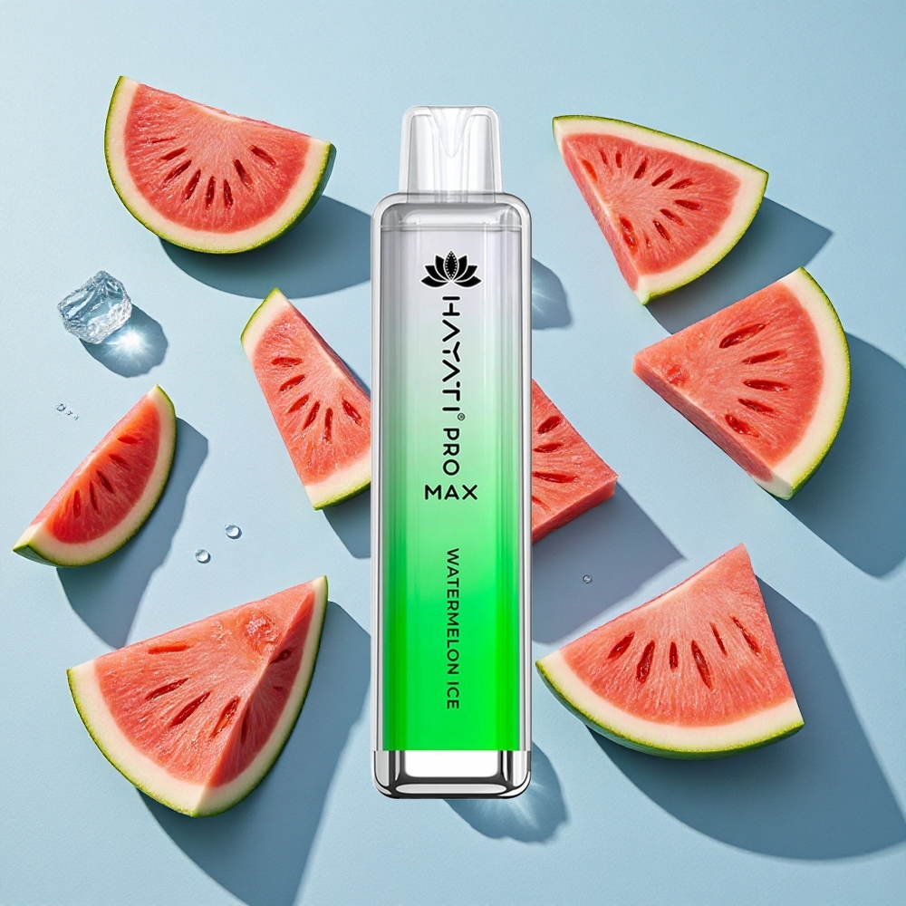 Hayati Pro Max 4000 Puffs Watermelon Ice Dual 11 Ohm Mesh Ireland Vape Wholesale