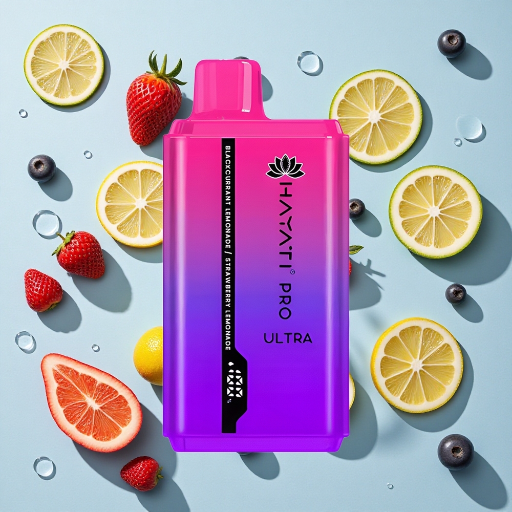 Hayati Pro Ultra 15000 Blackcurrant Lemonade Strawberry Ireland Vape Wholesale