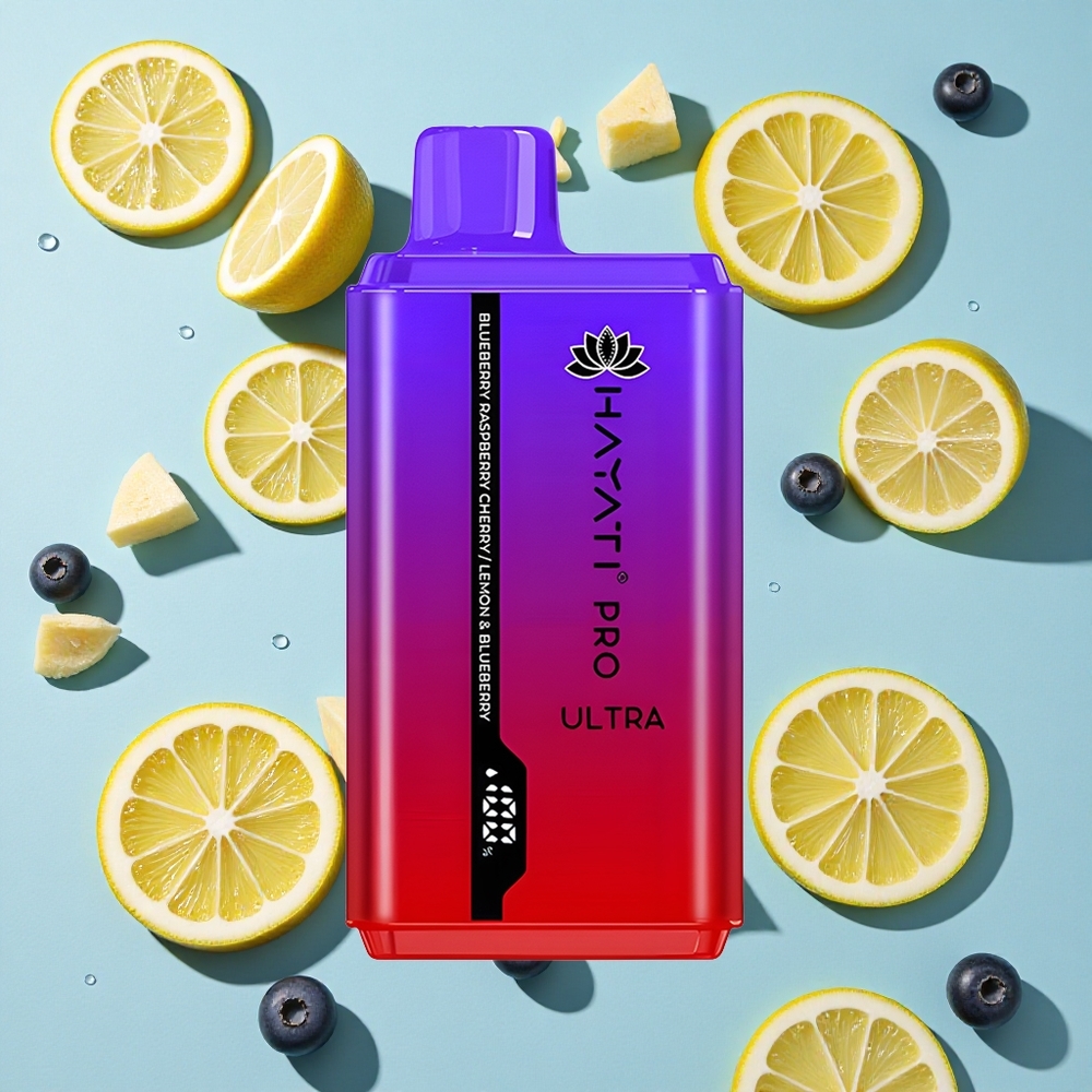 Hayati Pro Ultra 15000 Blueberry Raspberry Cherry Ireland Vape Wholesale