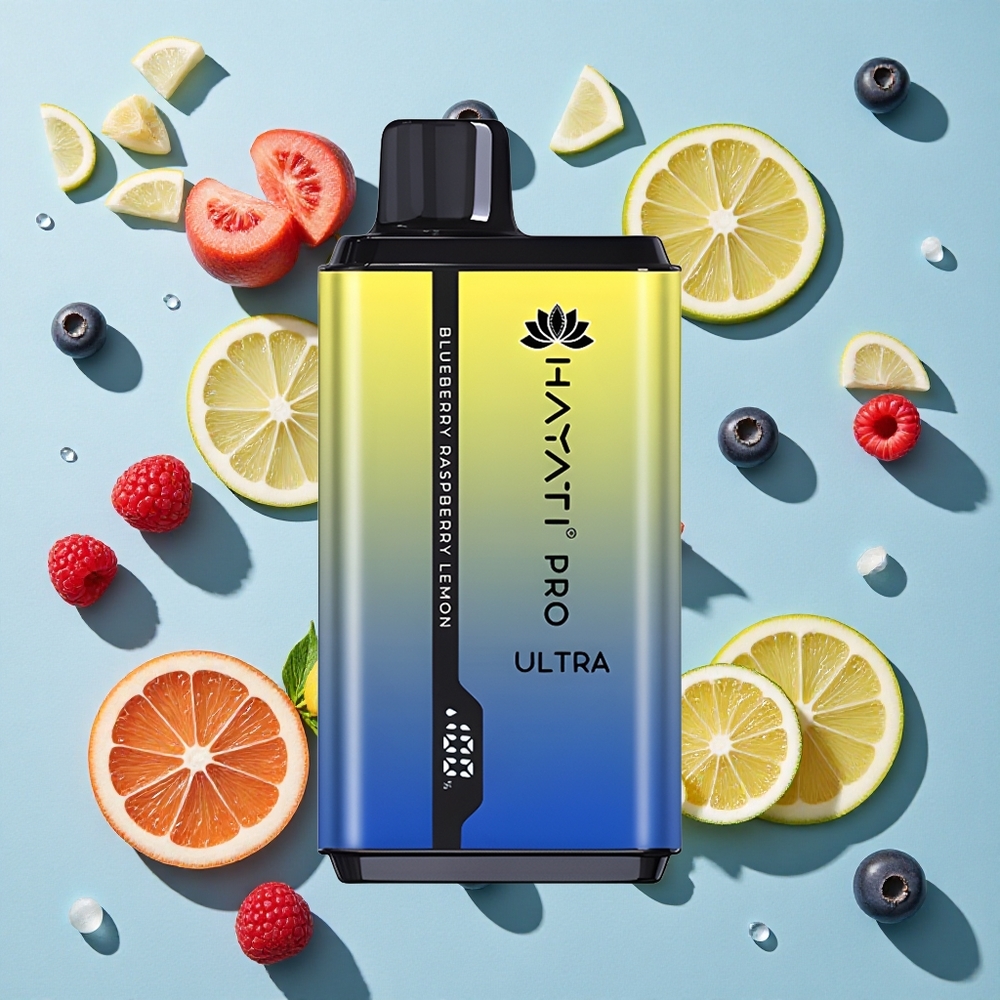 Hayati Pro Ultra 15000 Blueberry Raspberry Lemon Ireland Vape Wholesale
