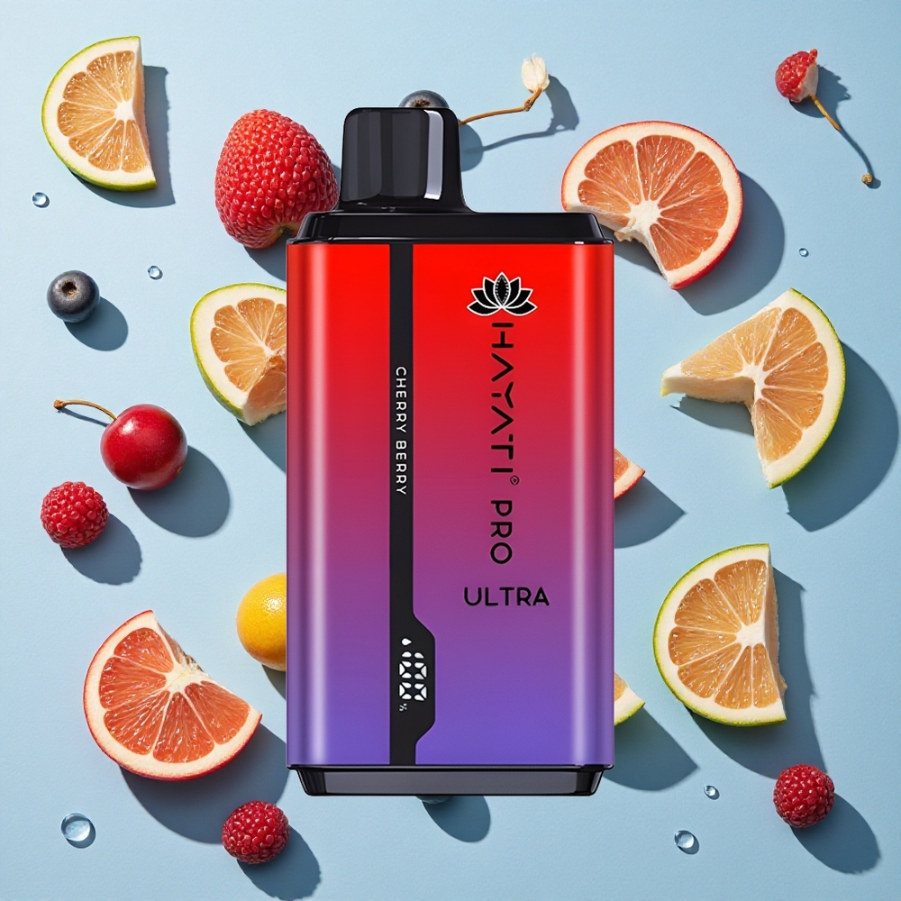 Hayati Pro Ultra 15000 Cherry Berry Ireland Vape Wholesale Disposable