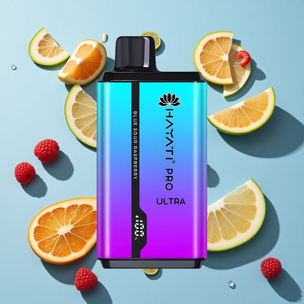 Hayati Pro Ultra 15000 Puffs Blue Sour Raspberry Ireland Vape Wholesale