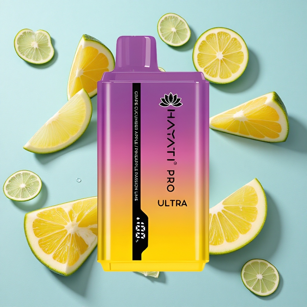 Hayati Pro Ultra 15000 Puffs Grape Cucumber Apple Ireland Vape Wholesale