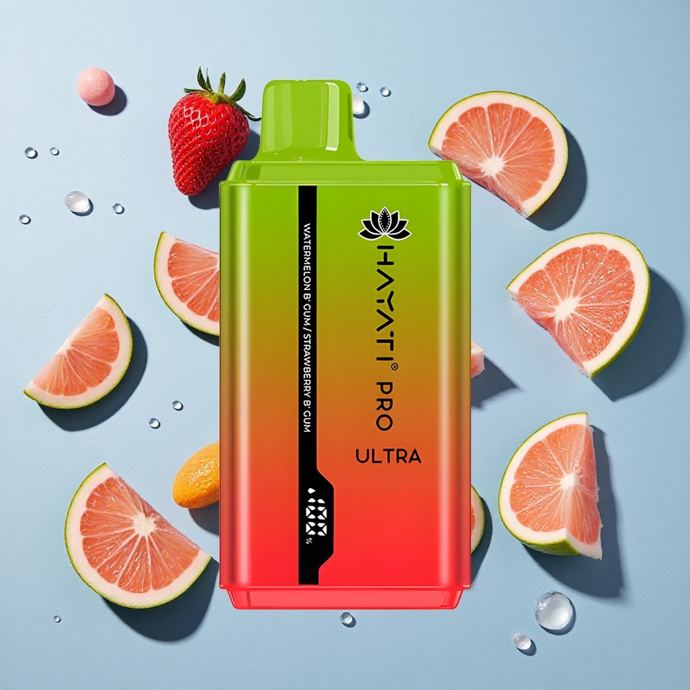 Hayati Pro Ultra 15000 Puffs Watermelon Bubblegum Ireland Vape Wholesale