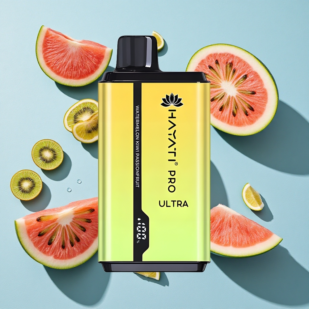 Hayati Pro Ultra 15000 Puffs Watermelon Kiwi Passionfruit Ireland Vape Wholesale