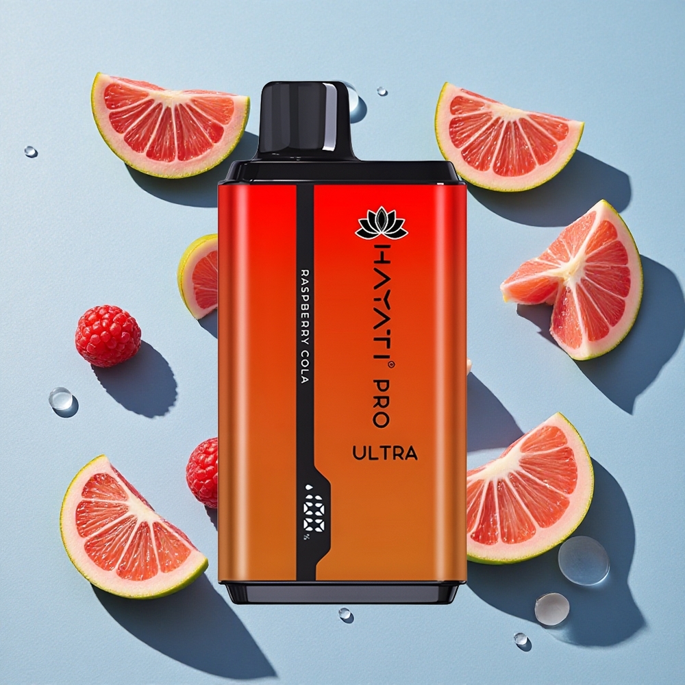 Hayati Pro Ultra 15000 Raspberry Cola Ireland Vape Wholesale