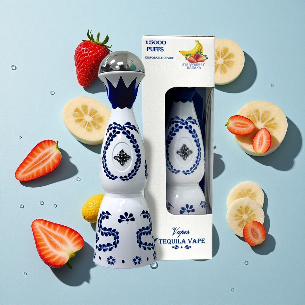 Humo Azul 15000 Puffs Strawberry Banana Ireland Vape Wholesale 5 Nicotine