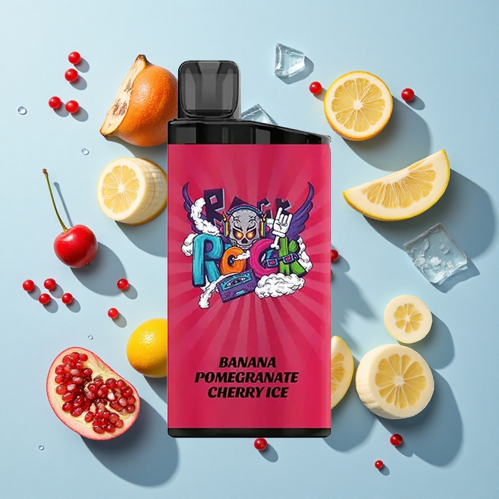 IGET Bar 3500 Puffs Banana Pomegranate Cherry Ice Ireland Vape Wholesale 1400 mAh