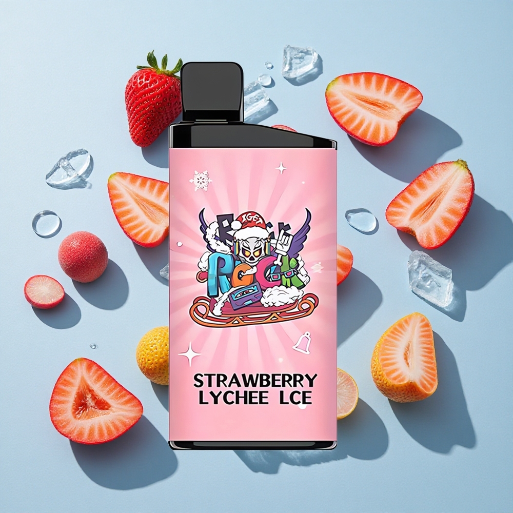 IGET Bar 3500 Puffs Strawberry Lychee Ice Ireland Vape Wholesale 1400mAh