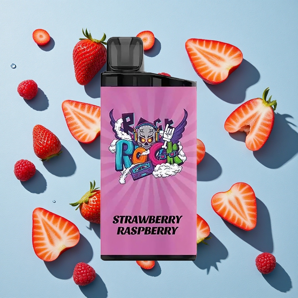IGET Bar 3500 Puffs Strawberry Raspberry Ireland Vape Wholesale 1400 mAh