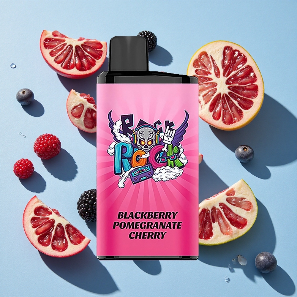 IGET Bar Pro 10000 Puffs 2000 mAh Blackberry Pomegranate Cherry Ireland Vape Wholesale