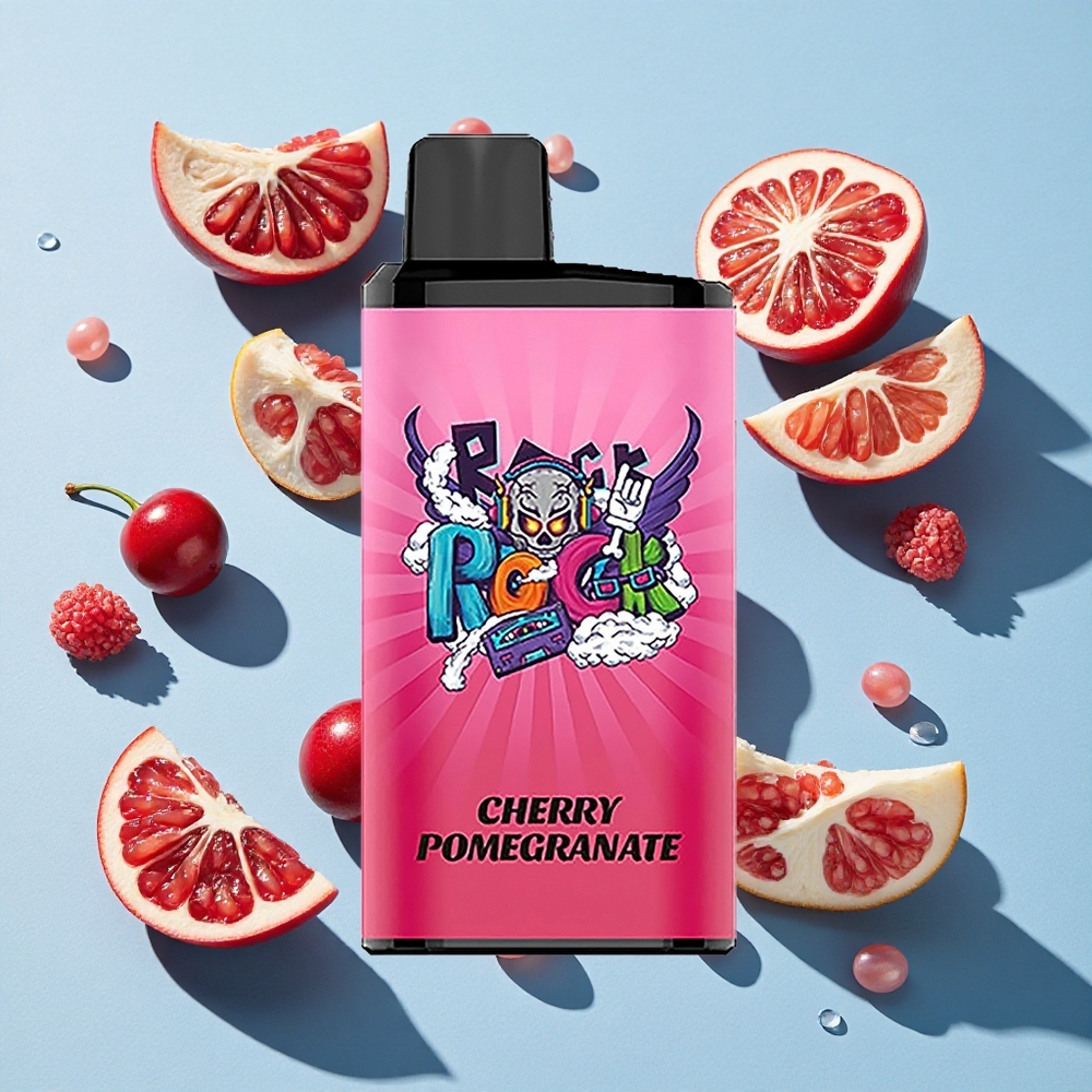 IGET Bar Pro 10000 Puffs 2000 mAh Cherry Pomegranate Ireland Vape Wholesale