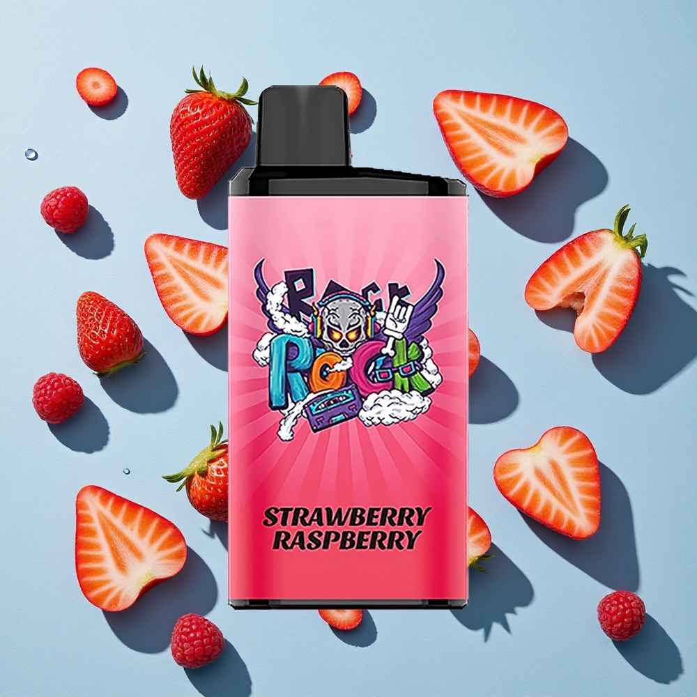 IGET Bar Pro 10000 Puffs 2000mAh Strawberry Raspberry Ireland Vape Wholesale