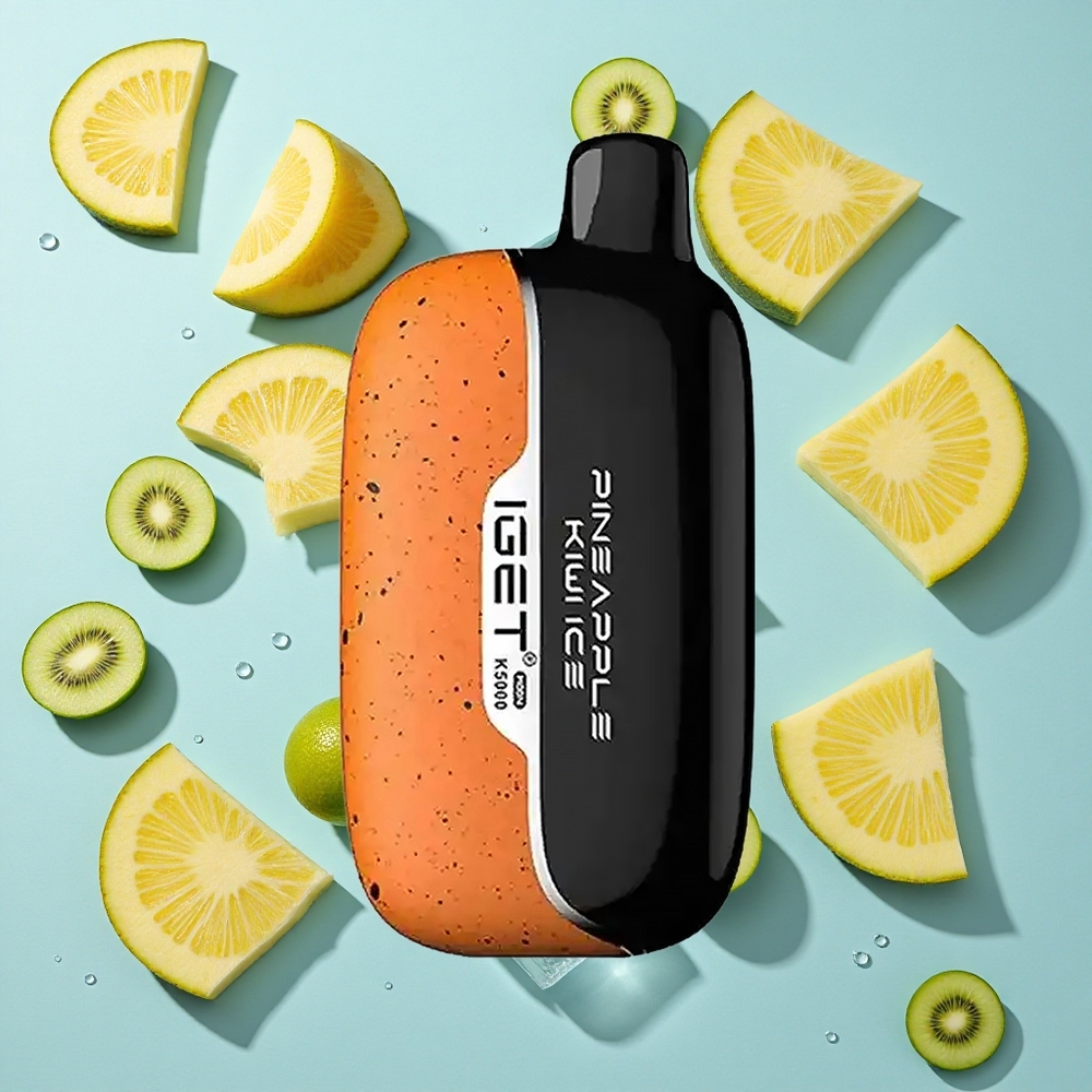 IGET Moon 5000 Pineapple Kiwi Ice Ireland Vape Wholesale Mesh Coil