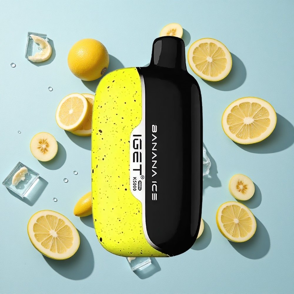 IGET Moon 5000 Puffs Banana Ice Ireland Vape Wholesale PC