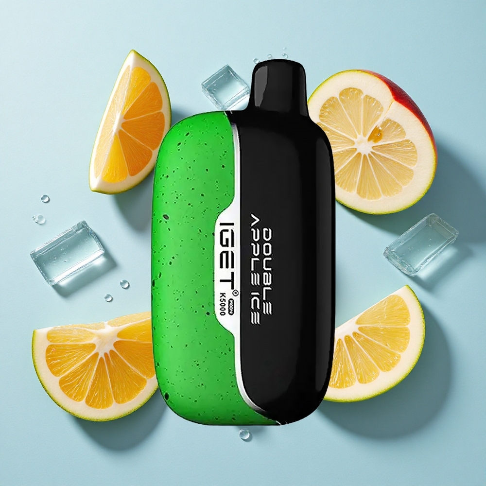 IGET Moon 5000 Puffs Double Apple Ice Ireland Vape Wholesale PC