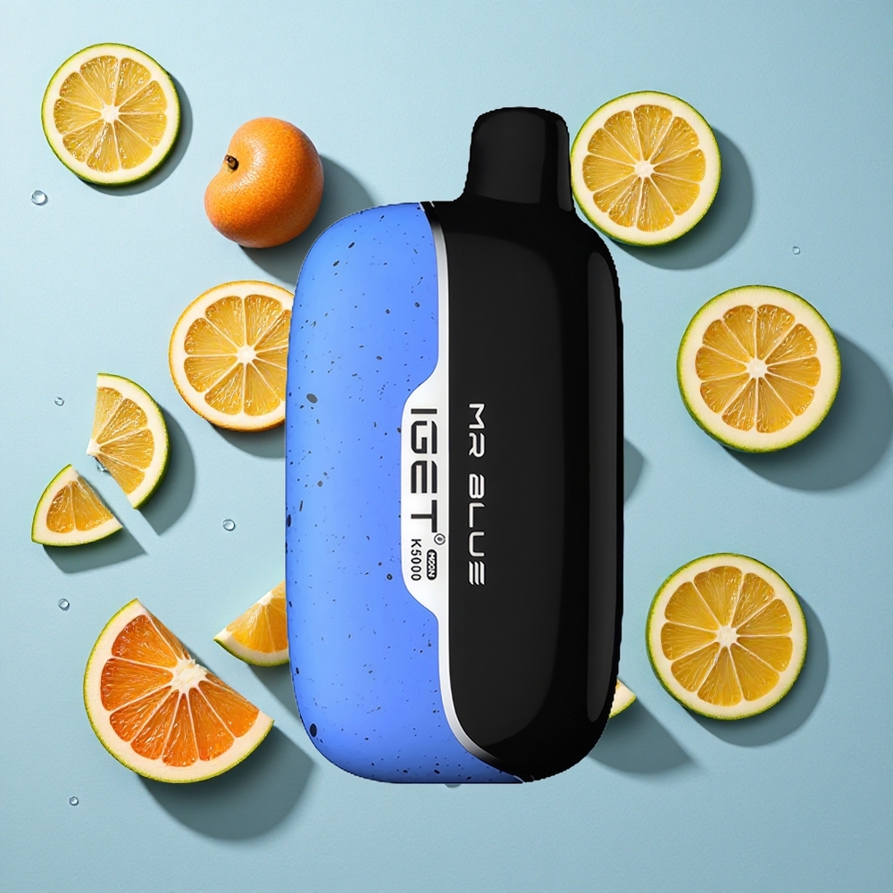 IGET Moon 5000 Puffs Mr Blue Ireland Vape Wholesale